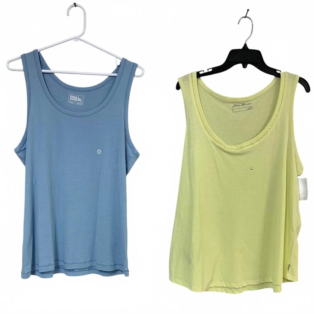 NEW EDDIE BAUER women's favorite scoop coast cimb ladder two-piece tank top in b